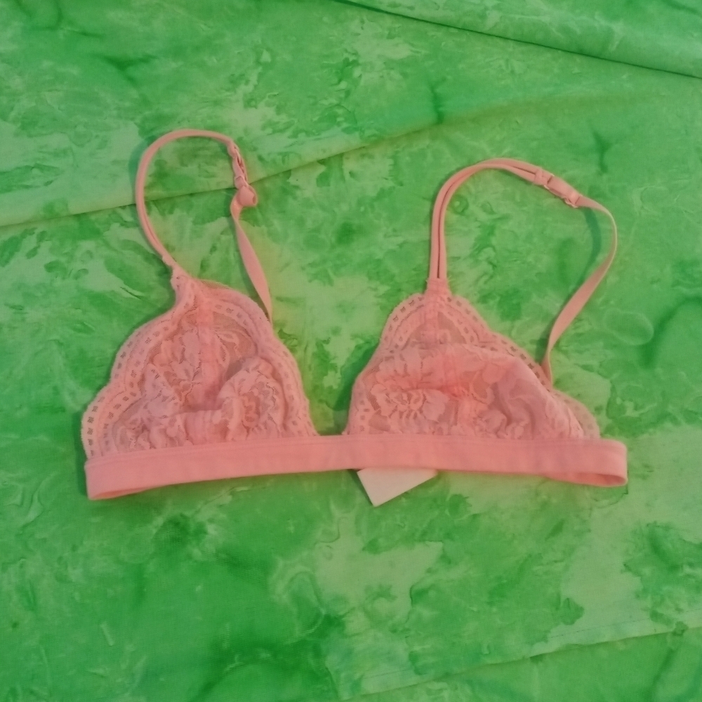 Anemone Peach Bralette